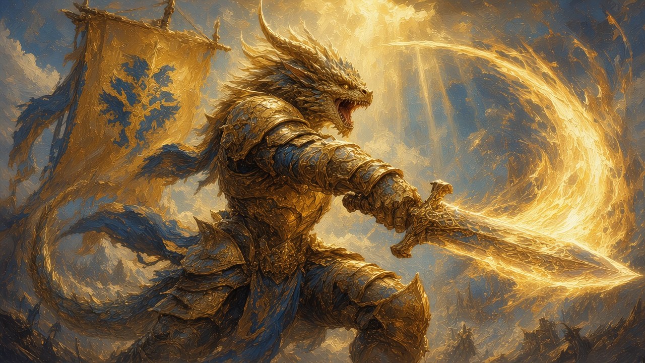 D&D Dragonborn character portrait preview