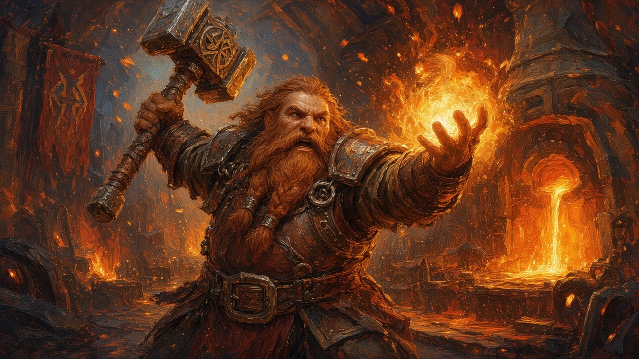 D&D Dwarf character portrait preview