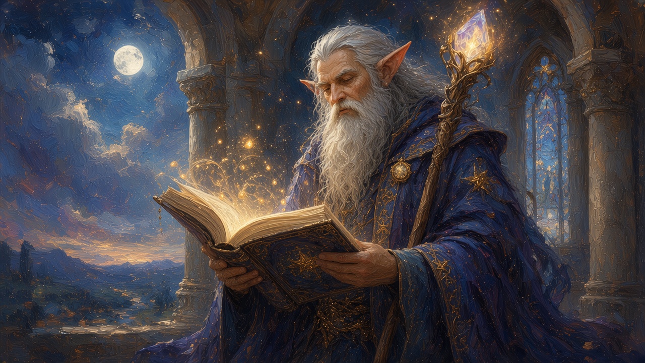 D&D Elf character portrait preview