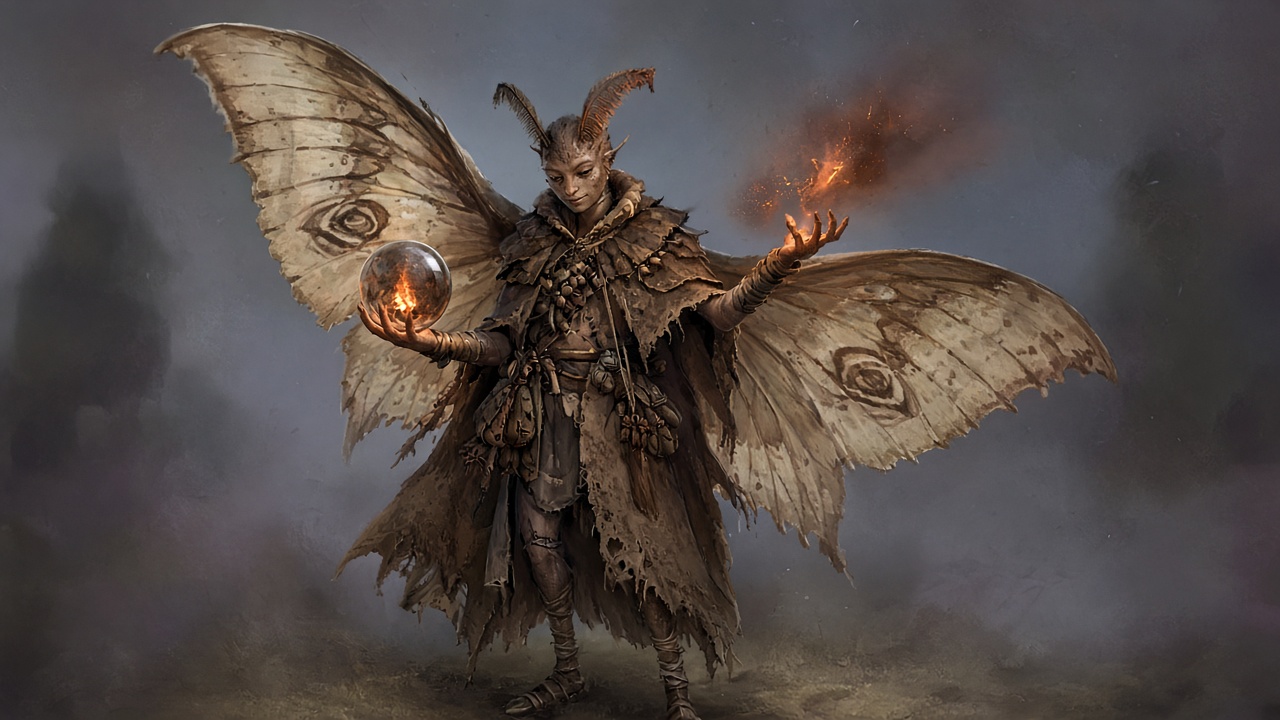 Daggerheart Faerie character portrait preview