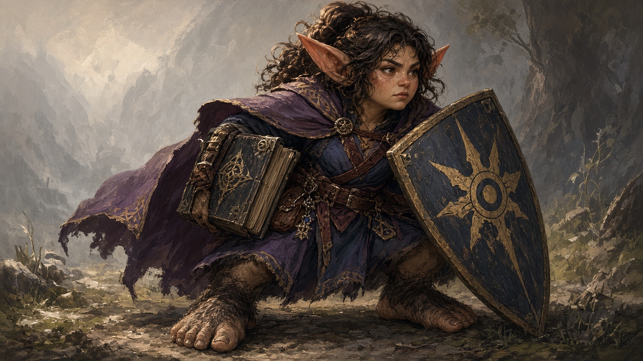 Daggerheart Halfling character portrait preview